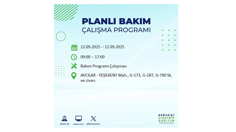 Elektrik kesintisi 9 saat sürecek: 12 Eylül İstanbul elektrik kesintisi - Resim: 6