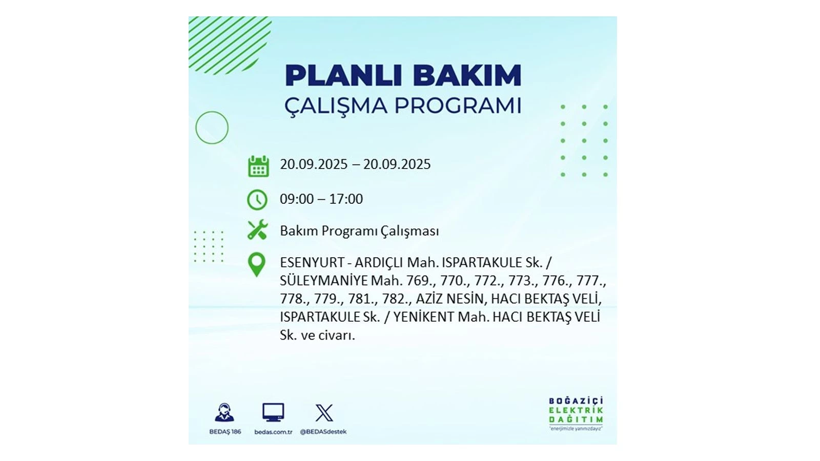 O ilçemizde kesinti 10 saat sürecek! 20 Eylül elektrik kesintileri - Resim: 15