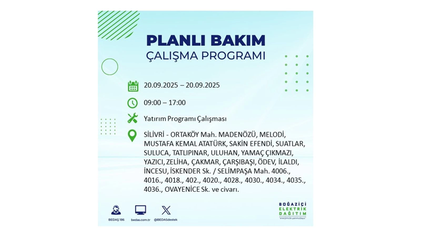 O ilçemizde kesinti 10 saat sürecek! 20 Eylül elektrik kesintileri - Resim: 25