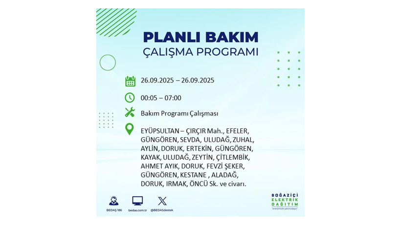 Elektrik kesintisi 9 saat sürecek: 26 Eylül İstanbul elektrik kesintisi - Resim: 46