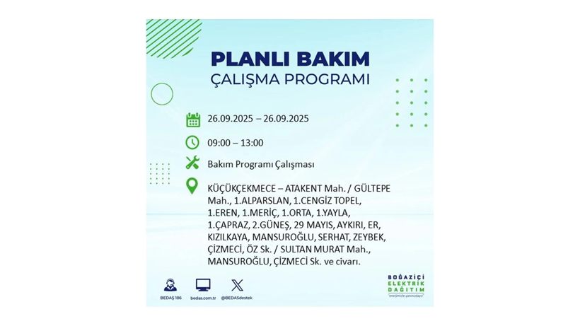 Elektrik kesintisi 9 saat sürecek: 26 Eylül İstanbul elektrik kesintisi - Resim: 64
