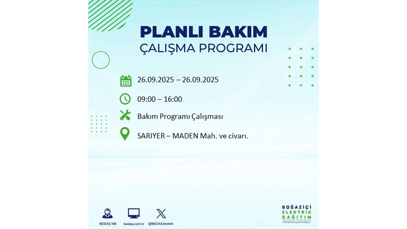 Elektrik kesintisi 9 saat sürecek: 26 Eylül İstanbul elektrik kesintisi - Resim: 72