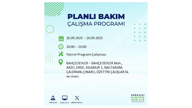 Elektrik kesintisi 9 saat sürecek: 26 Eylül İstanbul elektrik kesintisi - Resim: 9