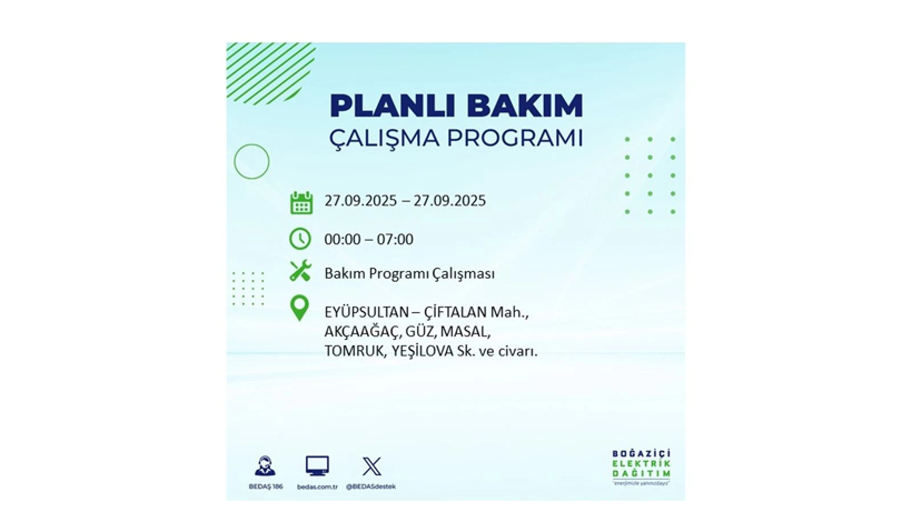 Elektrik kesintisinin olacağı ilçeler belli oldu: 27 Eylül elektrik kesintileri - Resim: 20