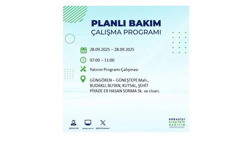 Uzun süreli elektrik kesintisi geliyor: 28 Eylül İstanbul elektrik kesintisi - Resim: 5