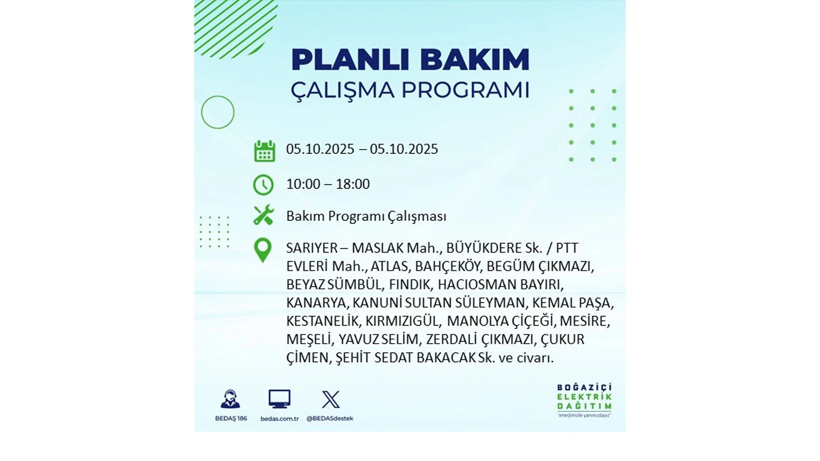 Uzun süreli elektrik kesintisi geliyor: 5 Ekim elektrik kesintisi - Resim: 20