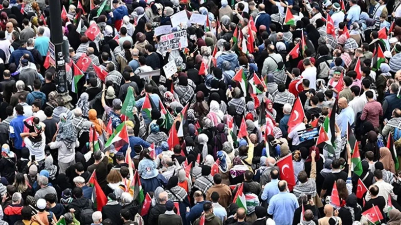 Türkiye Gazze için ayakta: İstanbul, Ankara ve İzmir’de binlerce kişi sokaklarda - Resim: 6