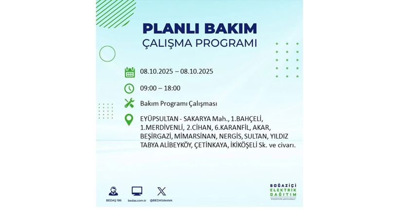 ⚠️ BEDAŞ saat vererek uyardı! İstanbul’da elektrikler ne zaman gelecek? 8 Ekim elektrik kesinti listesi - Resim: 38