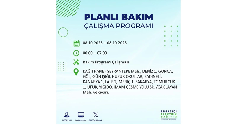 ⚠️ BEDAŞ saat vererek uyardı! İstanbul’da elektrikler ne zaman gelecek? 8 Ekim elektrik kesinti listesi - Resim: 43