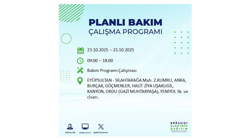 İstanbul’da elektrikler ne zaman gelecek? 23 Ekim kesinti listesi ilçelere göre açıklandı - Resim: 53