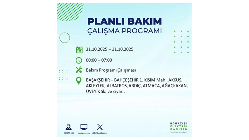 Elektrik kesintisi saatler sürecek: 31 Ekim Cuma elektrik kesintileri - Resim: 15