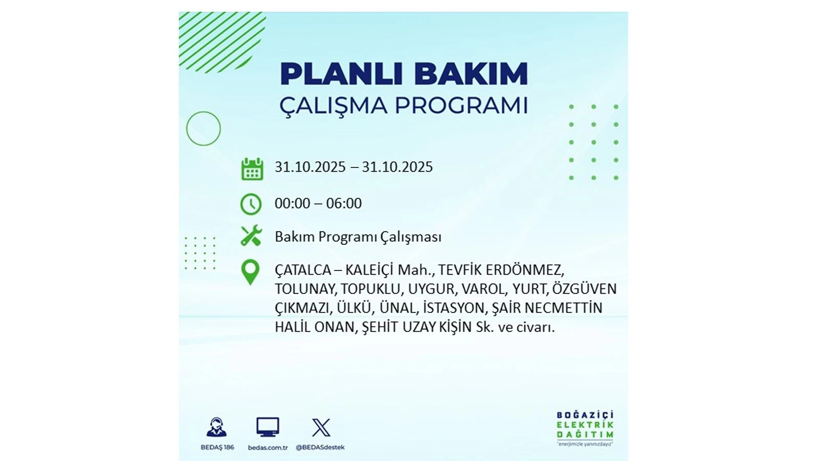 Elektrik kesintisi saatler sürecek: 31 Ekim Cuma elektrik kesintileri - Resim: 31