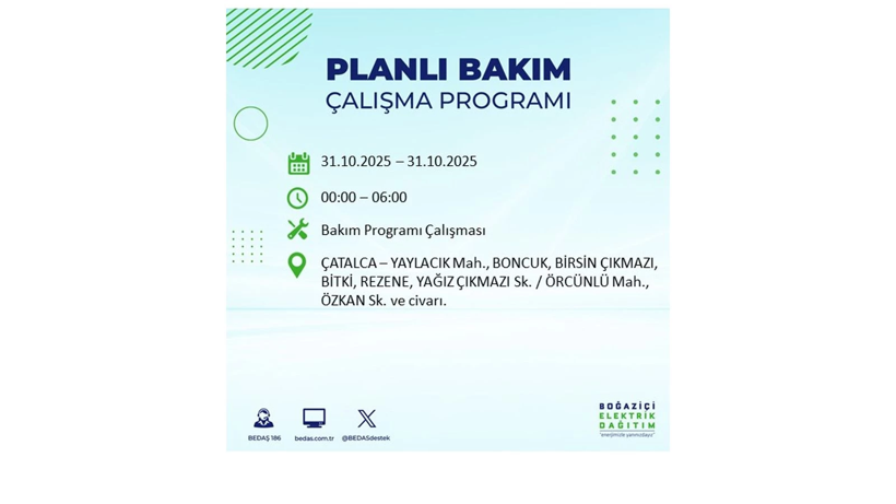 Elektrik kesintisi saatler sürecek: 31 Ekim Cuma elektrik kesintileri - Resim: 39