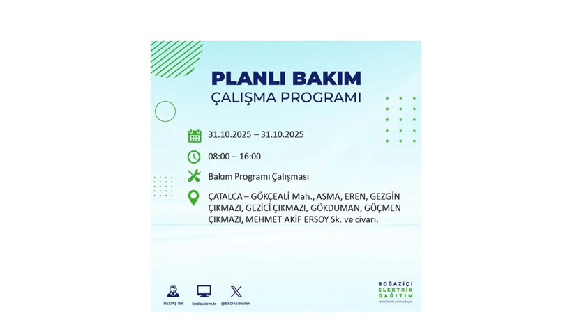 Elektrik kesintisi saatler sürecek: 31 Ekim Cuma elektrik kesintileri - Resim: 43