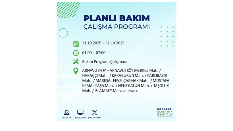 Elektrik kesintisi saatler sürecek: 31 Ekim Cuma elektrik kesintileri - Resim: 5