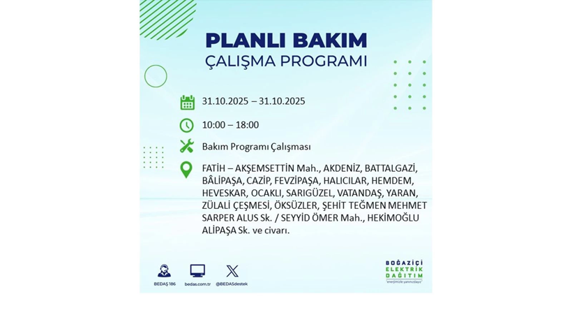 Elektrik kesintisi saatler sürecek: 31 Ekim Cuma elektrik kesintileri - Resim: 49