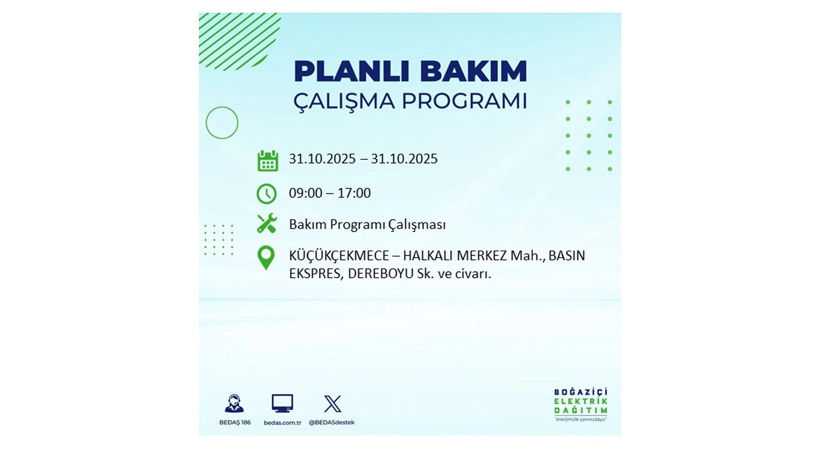Elektrik kesintisi saatler sürecek: 31 Ekim Cuma elektrik kesintileri - Resim: 64