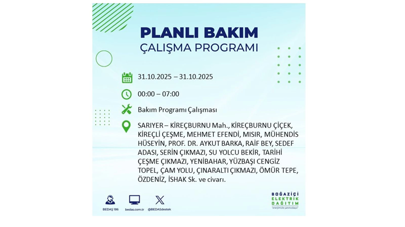 Elektrik kesintisi saatler sürecek: 31 Ekim Cuma elektrik kesintileri - Resim: 65