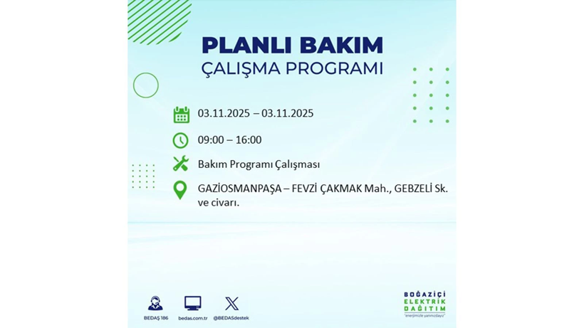 Yarın uzun süre elektrik olmayacak: 3 Kasım elektrik kesintileri - Resim: 21