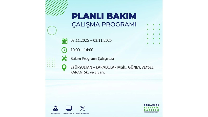 Yarın uzun süre elektrik olmayacak: 3 Kasım elektrik kesintileri - Resim: 29
