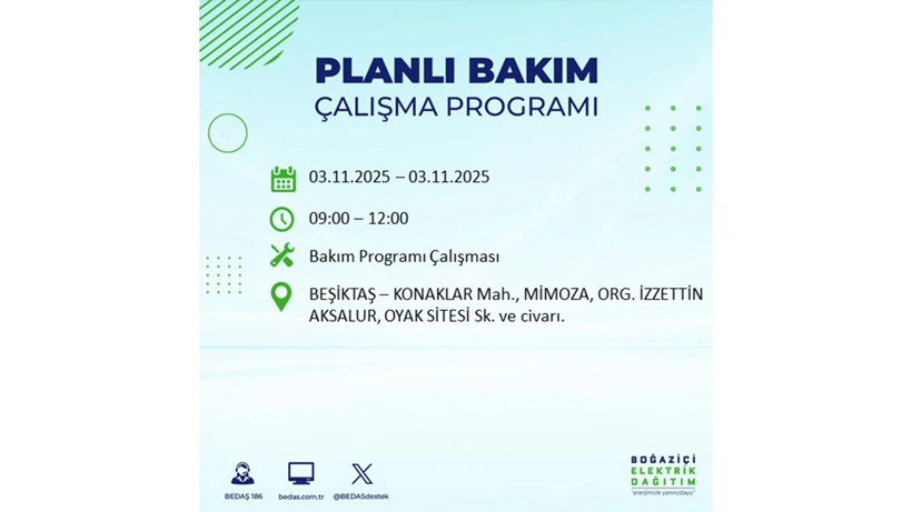 Yarın uzun süre elektrik olmayacak: 3 Kasım elektrik kesintileri - Resim: 64