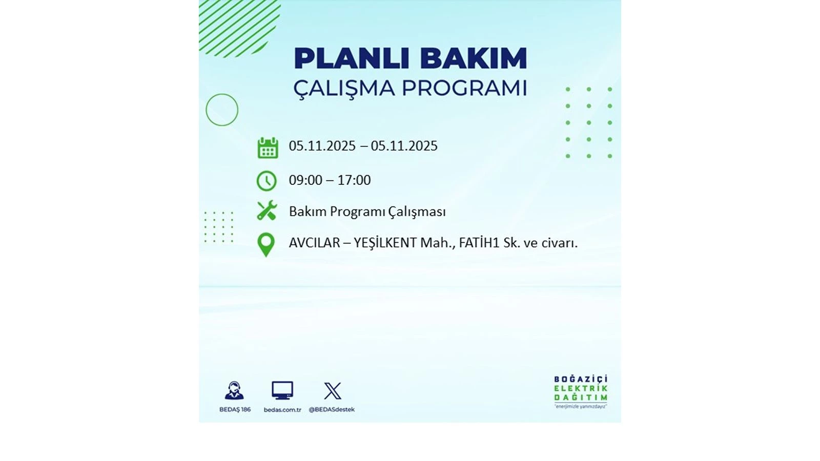 Yarın uzun süre elektrik olmayacak: 5 Kasım elektrik kesintileri - Resim: 3