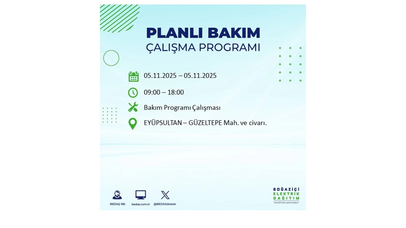 Yarın uzun süre elektrik olmayacak: 5 Kasım elektrik kesintileri - Resim: 32