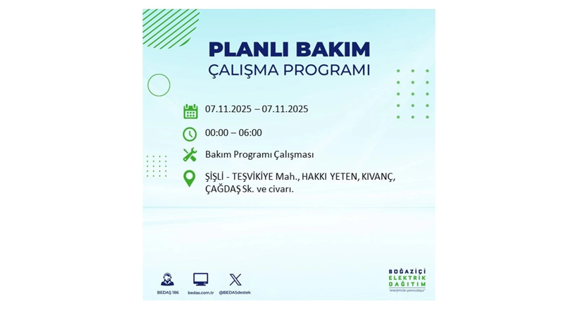 Yarın uzun süre elektrik olmayacak: 7 Kasım elektrik kesintileri - Resim: 50