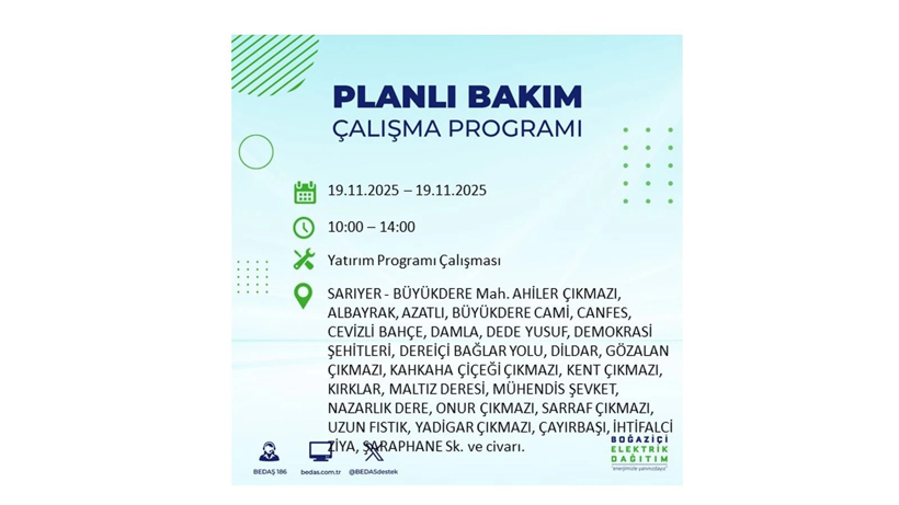 İşinizi bu saatlere bırakmayın:  19 Kasım’da uzun süre elektrikler olmayacak - Resim: 76