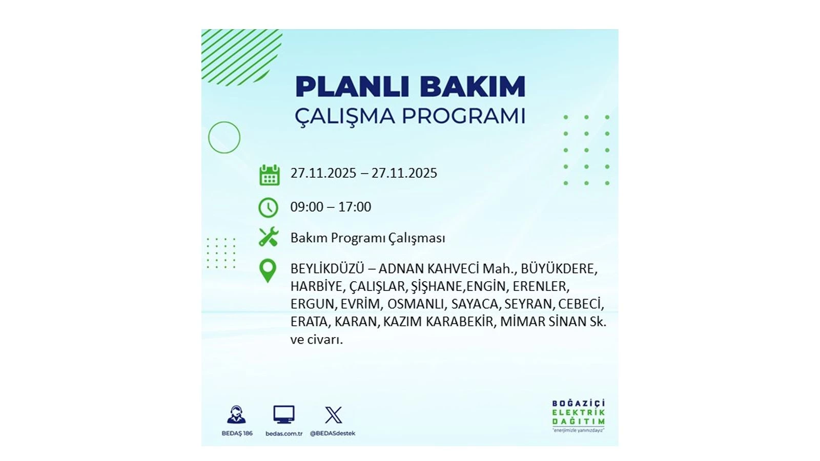Elektrikler 9 saat boyunca olmayacak: Kesinti listesi açıklandı - Resim: 24
