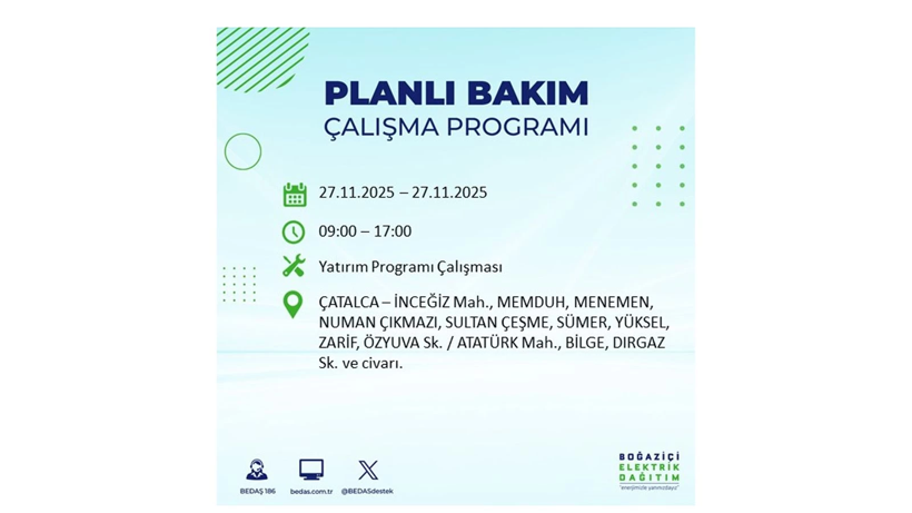 Elektrikler 9 saat boyunca olmayacak: Kesinti listesi açıklandı - Resim: 28
