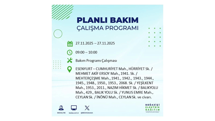 Elektrikler 9 saat boyunca olmayacak: Kesinti listesi açıklandı - Resim: 36