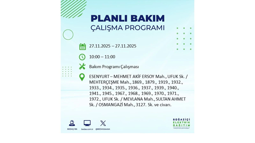 Elektrikler 9 saat boyunca olmayacak: Kesinti listesi açıklandı - Resim: 38