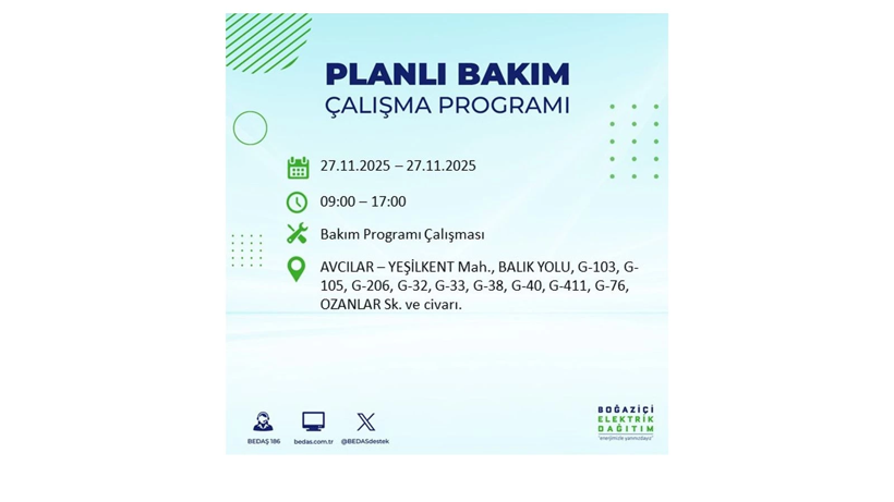 Elektrikler 9 saat boyunca olmayacak: Kesinti listesi açıklandı - Resim: 4