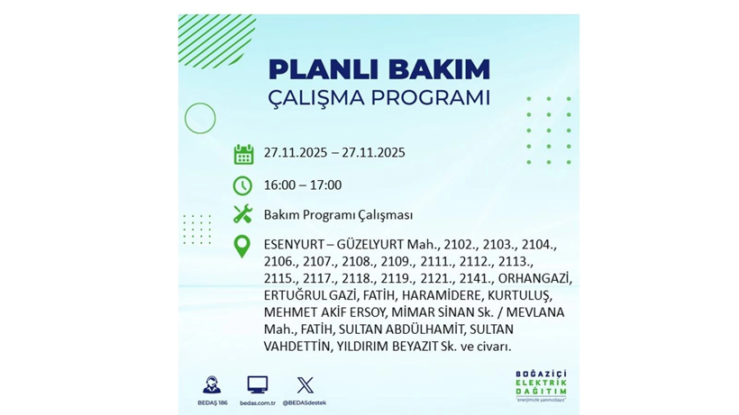 Elektrikler 9 saat boyunca olmayacak: Kesinti listesi açıklandı - Resim: 43