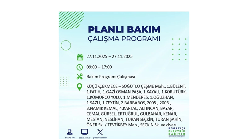 Elektrikler 9 saat boyunca olmayacak: Kesinti listesi açıklandı - Resim: 54