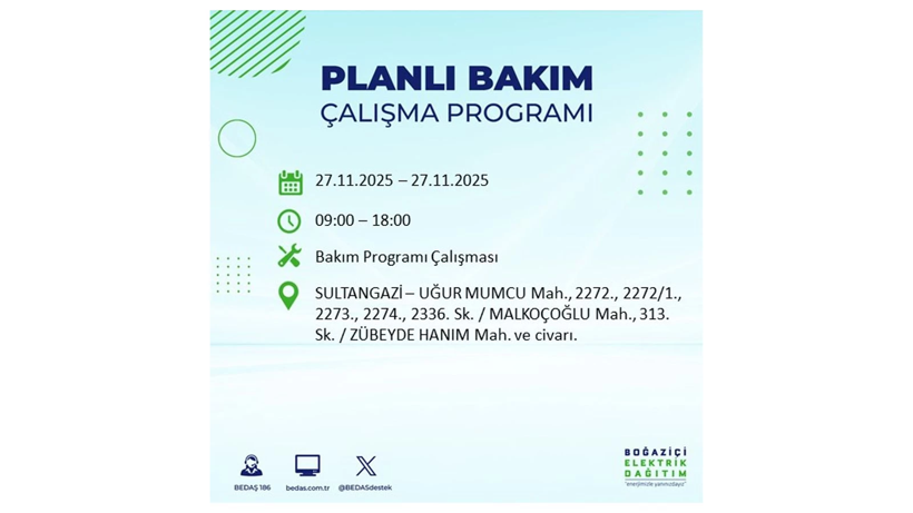 Elektrikler 9 saat boyunca olmayacak: Kesinti listesi açıklandı - Resim: 64