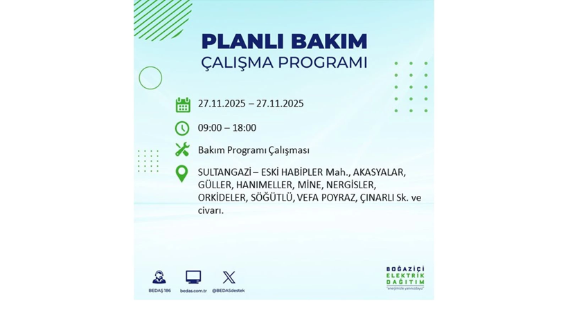 Elektrikler 9 saat boyunca olmayacak: Kesinti listesi açıklandı - Resim: 65