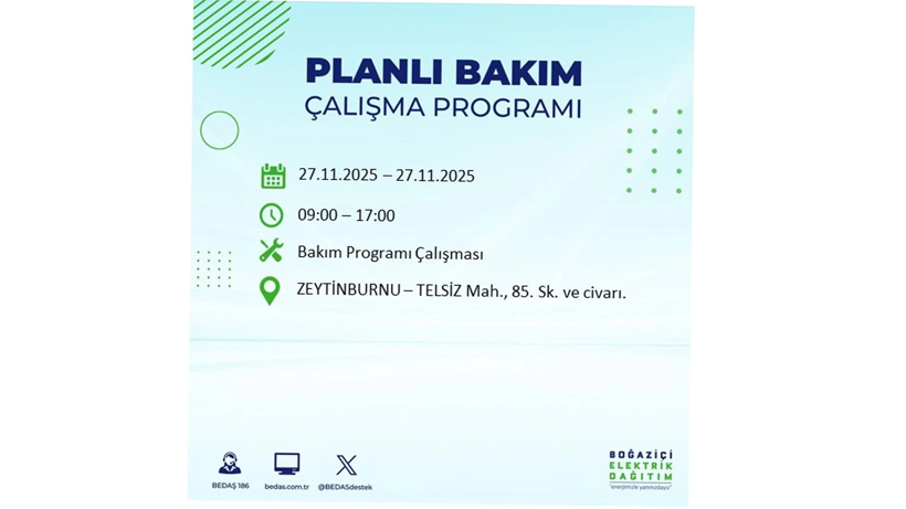 Elektrikler 9 saat boyunca olmayacak: Kesinti listesi açıklandı - Resim: 68