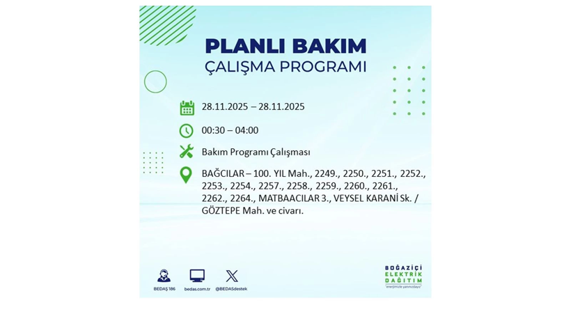 Yarın uzun süre elektrik olmayacak: Kesinti listesi açıklandı - Resim: 14