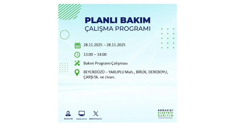 Yarın uzun süre elektrik olmayacak: Kesinti listesi açıklandı - Resim: 33