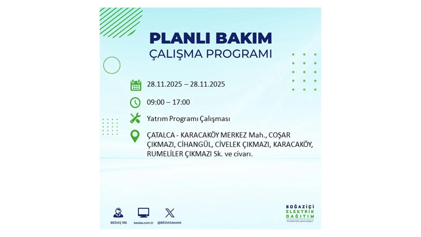 Yarın uzun süre elektrik olmayacak: Kesinti listesi açıklandı - Resim: 37