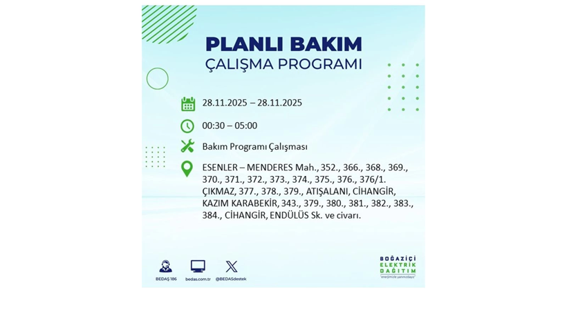 Yarın uzun süre elektrik olmayacak: Kesinti listesi açıklandı - Resim: 39