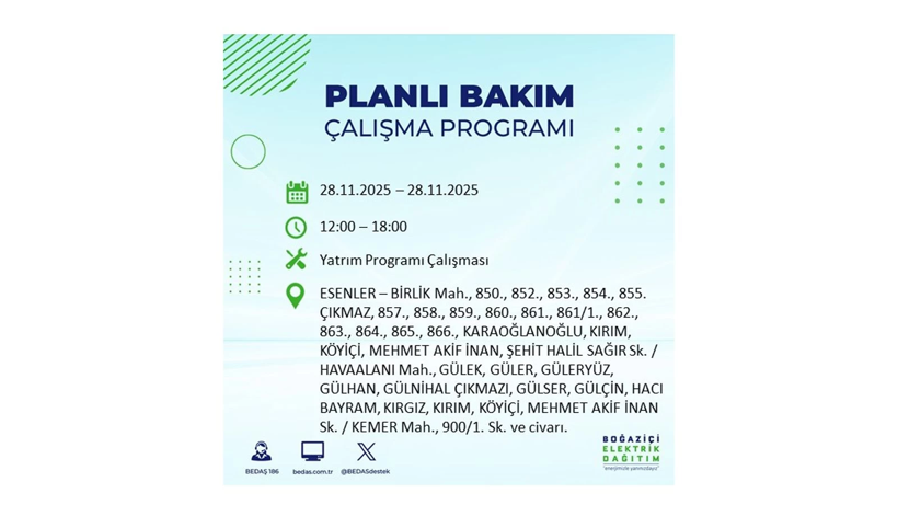 Yarın uzun süre elektrik olmayacak: Kesinti listesi açıklandı - Resim: 42