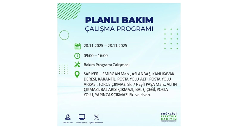 Yarın uzun süre elektrik olmayacak: Kesinti listesi açıklandı - Resim: 57