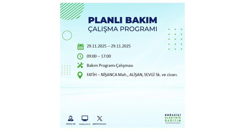 Bu ilçeler dikkat! 29 Kasım’da uzun süreli elektrik kesintisi geliyor - Resim: 15