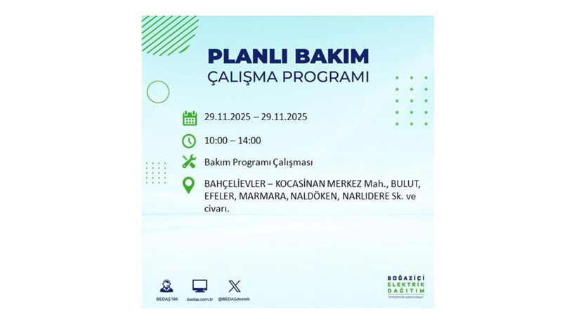 Bu ilçeler dikkat! 29 Kasım’da uzun süreli elektrik kesintisi geliyor - Resim: 5