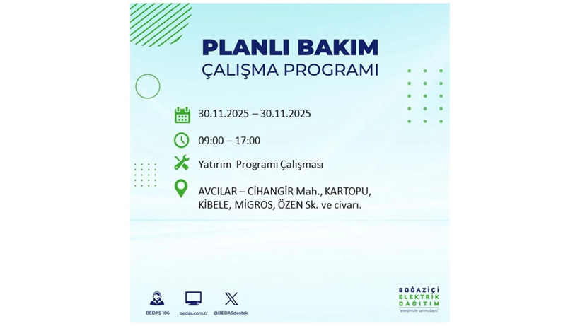 Yarın elektrikler 9 saat boyunca olmayacak: Kesinti listesi açıklandı - Resim: 5