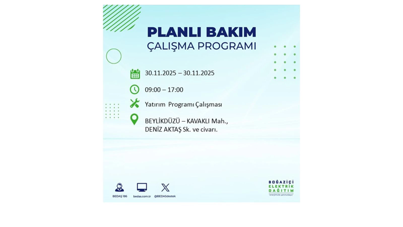 Yarın elektrikler 9 saat boyunca olmayacak: Kesinti listesi açıklandı - Resim: 6