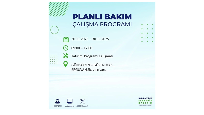 Yarın elektrikler 9 saat boyunca olmayacak: Kesinti listesi açıklandı - Resim: 8
